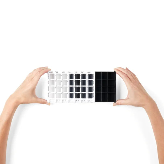 Medicijncassette voor 1 week — inhoud